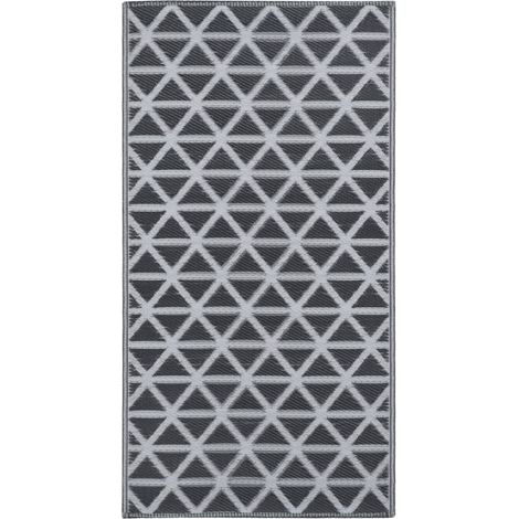 Maison Exclusive - Tappeto da Esterni ARAKIL Nero 120x180 cm in PP