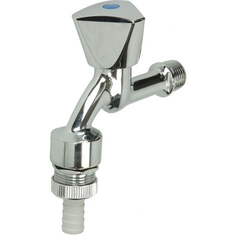 Robinet de purge 1/2’’ avec aérateur de tuyau et clapet anti-retour poli