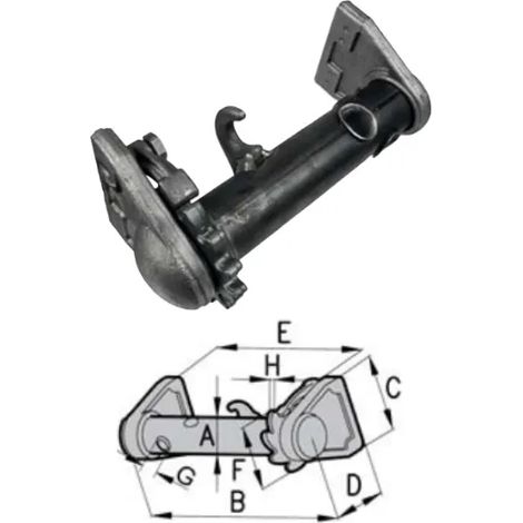 Verricello industriale lato sinistro 60682 e 61700 Cermag - 61700