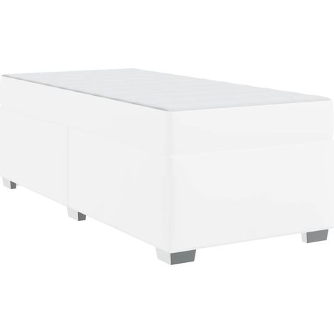 Maison Exclusive - Struttura del letto Bianco 100 x 200 cm PVC (1/5)