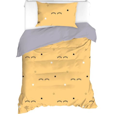 Copripiumino, copripiumino, biancheria da letto Set Giallo (1/2)