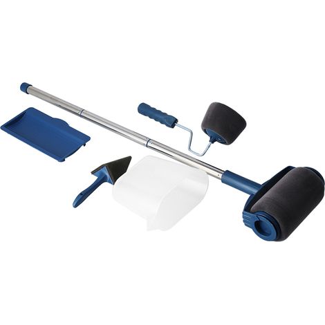 Ensemble de pinceaux et rouleaux à peinture pour usage domestique : rouleau à peinture, pinceau d'angle, outils de peinture, rouleau à peinture multifonctionnel (1/5)