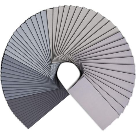 60 Pièces Papier de Verre Sec et Humide Assortiment de Papier Abrasive Grain 2000 3000 5000 7000 10000, 9 X 3,6 Pouces (1/5)