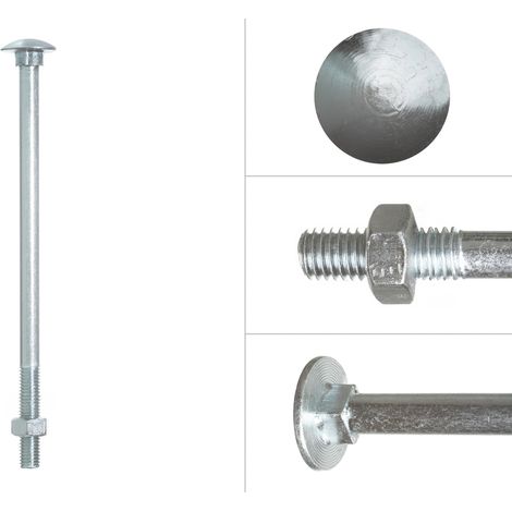 Boulon TRCC galvanisé M12 x 280 mm - 25 pièces (1/2)
