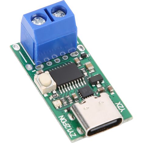 Module d'alimentation ZY12PDN avec port USB-C, détecteur de déclenchement de charge rapide PD 2.0/3.0 et bornier à vis (1/5)