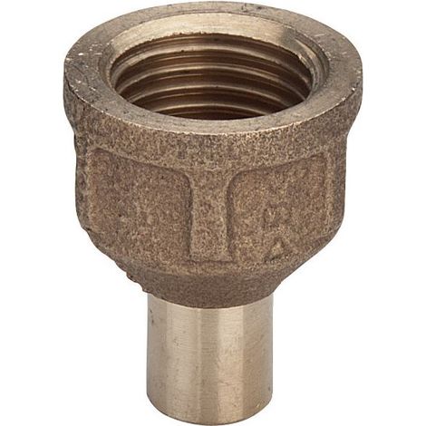 Viega Übergangsmuffe 94246G in 28mm x Rp1 Rotguss (1/2)