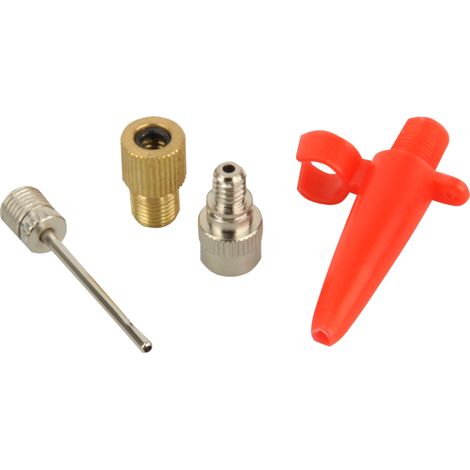 Fischer Adapter-Set für Luftpumpen 4 Stück Fahrradzubehör (1/2)