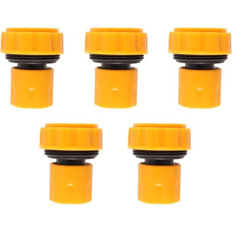 Lot De 5 Raccords De Tuyau De 1 Pouce, Raccord d'eau en Plastique, Buse De Pulvérisation, Raccord De Tuyau, Irrigation, Robinet d'eau De Jardin, Connecteur De Tuyau, Pulvérisateur (1/5)