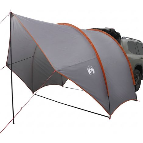 vidaXL Toldo Trasero Resistente al Agua Gris y naranja (1/2)
