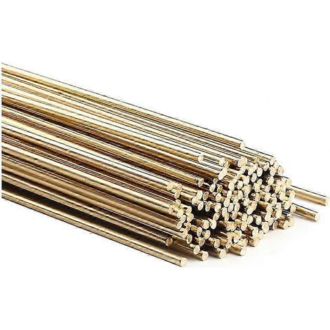 Baguettes de soudage en laiton HS221 de 25 cm, 1,5 mm, métal d'apport pour brasage, compatibles avec les outils en cuivre, en fer, en acier et en carbure - JXLGV (1/5)
