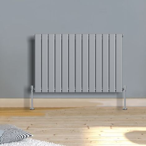 Warmehaus Horizontal Radiator Flat Panel Single Chrome 600x886mm (1/5)