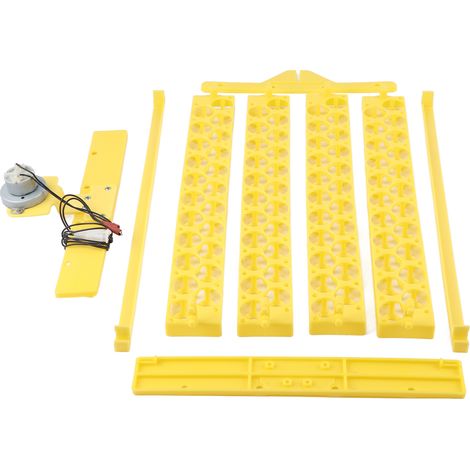 Incubateur pour 88 œufs avec plateau de retournement automatique et moteur pour œufs de caille et d'oiseaux (12 V) (1/5)