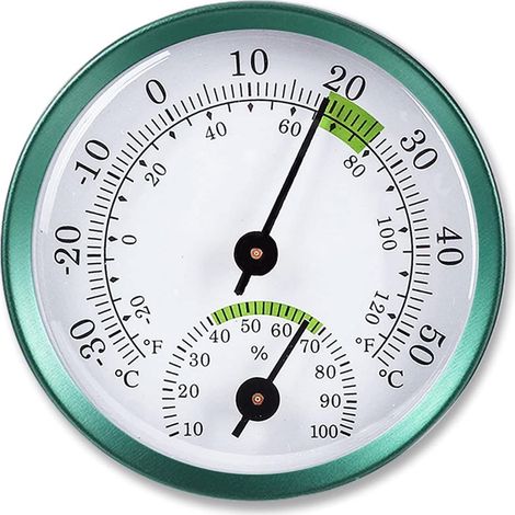 Hochpräzises Hygrometer, Thermometer, Wetterstation, Mini-Temperatur- und Luftfeuchtigkeitsmesser, Monitor-Zifferblatt, Raum-Innentemperatur-Feuchtigkeitsmesser für den Innen- und Außenbereich (1/5)