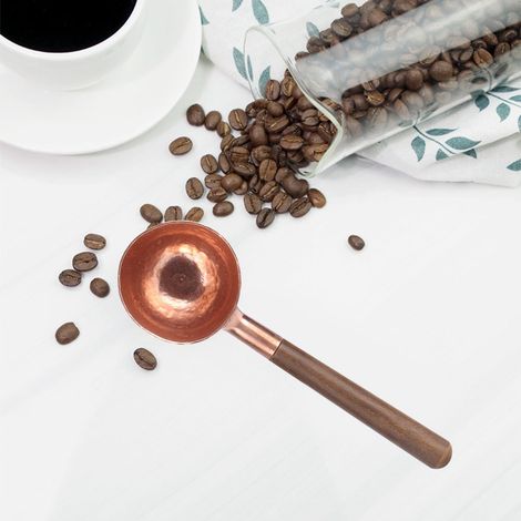 Cuillère à Café en Bois pour Sucre, Sel et Épices – Accessoire de Cuisine Pratique (1/5)