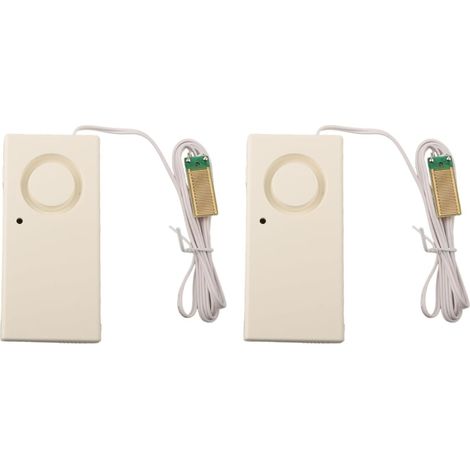 9V water alarm system with double-sided stickers for easy installation for swimming pools, kitchens and garages (1/4)