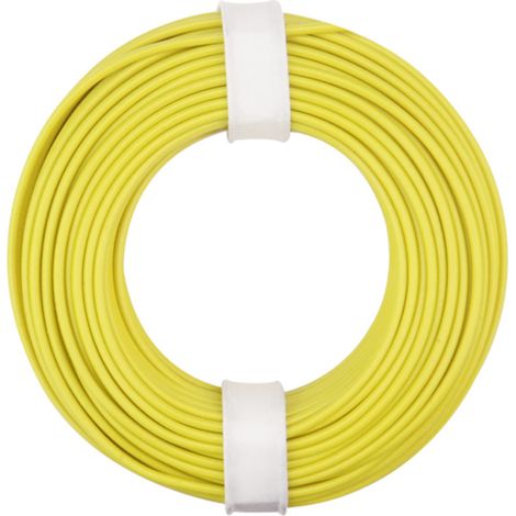 Donau Elektronik 125-013 Litze 1 x 0.25 mm² Gelb 10 m
