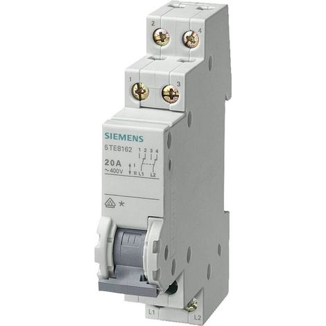 [NEUWERTIG] B-Ware Siemens Wechselschalter Umschalter Wechsler 2 Wechsler 20 A 5TE8162 (1/2)