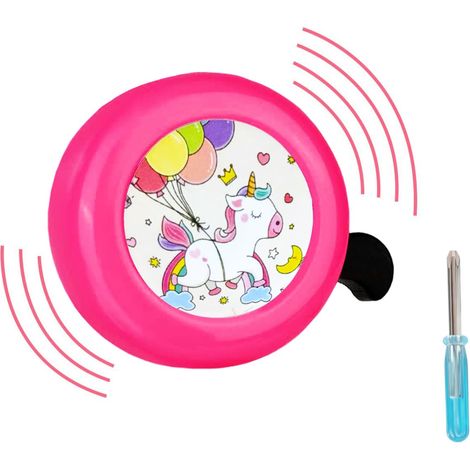 Sonnette de Vélo, Cloche de Vélo pour Enfants avec Mini Tournevis, Universelle Sonnette de Guidon de Vélo Sonnette de Sécurité Sonnette Bicyclette, Accessoires de Vélo pour Vélos Scooters (1/5)