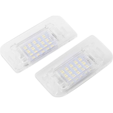 Éclairage de plaque d'immatriculation LED de remplacement pour Mercedes Classe B W242 W246, pièce de rechange A2468201566 PZ168, qualité d'origine, montage direct. (1/4)