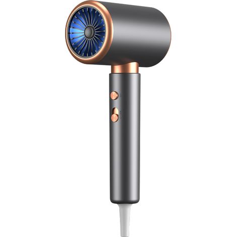 Sèche-cheveux ionique professionnel, 2000 W, 1 hub, 2 vitesses/3 températures, protection thermique, coiffage à domicile (1/5)