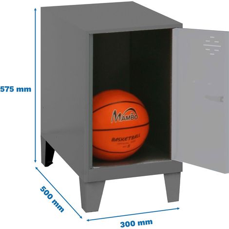 Simonrack Mini Garderobenschrank Metall Anthrazit Grau