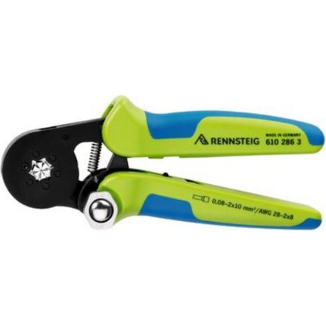 Rennsteig Werkzeuge 610 286 3 Pinza de engarzar negra