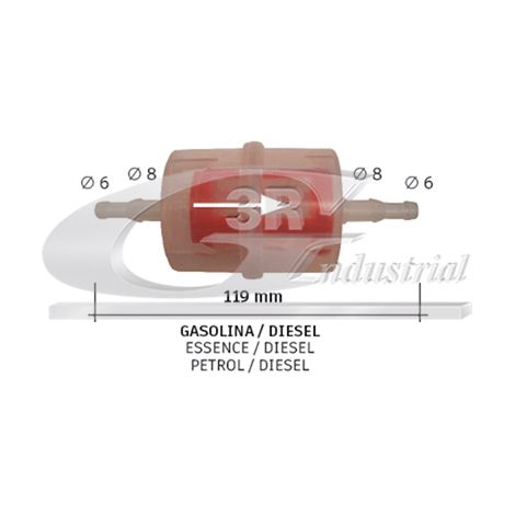 3RG B2004 FILTRO GASOLINA / DIESEL