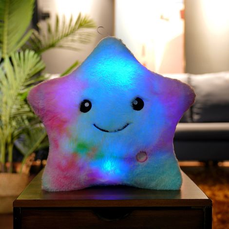 Filiyano-1 coussin en peluche multicolore, coussin en peluche étoile LED (1/2)