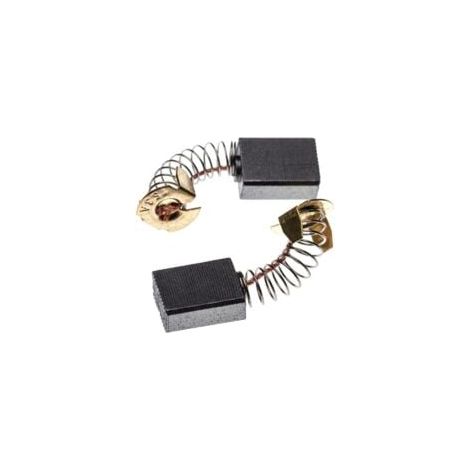 vhbw 2x Kohlebürste 6,5 x 13,5 x 17 mm kompatibel mit Makita HM 1400 Elektrowerkzeug - 22mm Feder (1/2)