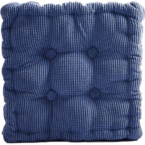 Coussin De Siege - Mousse Memoire - Dos Non Glissant - Pour Chaise Bureau Cuisine Salon - 1 Piece (1/5)