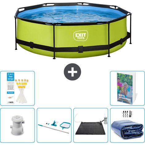Exit Pool Rund - 300x76 cm - 7-teilig S235