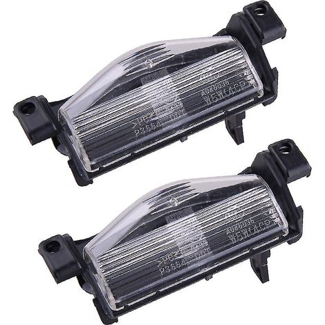 Cubierta de luz de matrícula de 2 piezas para Mazda 2 3 M2 M3 2011-2013 (1/5)