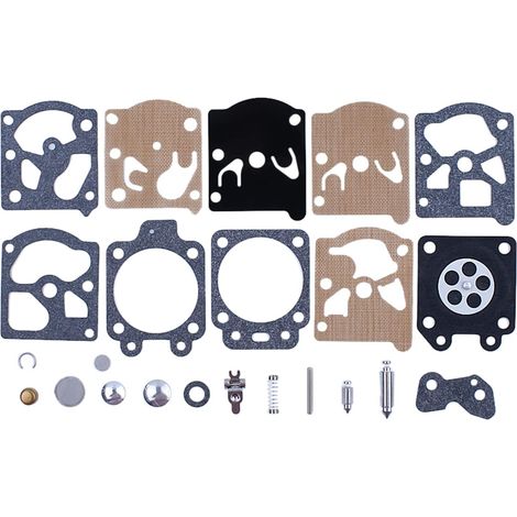 10 x Kit de Reconstruction de Carburateur pour Homelite 240 245 250 290 300 340 pour Walbro K20-WAT, Kit de Réparation de Carburateur (1/5)