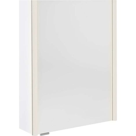 Sapho Alix - Armadietto a specchio con illuminazione a LED 56x70x18 cm, 2 ante, D/SL, bianco AX156-0030 (1/2)