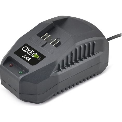 Chargeur rapide batterie 18V Easy Full - 2.4A - compatible batteries d'outils de Jardinage et Bricolage sans fil Easy Full