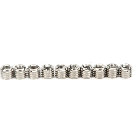 Packung mit 10 Gewindereparaturmuttern aus Edelstahl, Befestigungszubehör M6 x 1,0 mm, M10 x 1,5 mm, 8 mm (1/5)