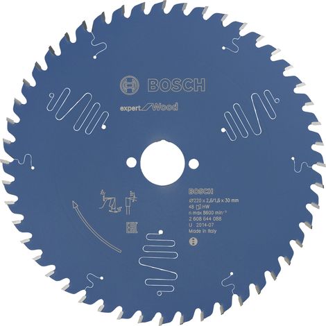 Bosch Kreissägeblatt Expert for Wood für Tischkreissägen 220 x 30 x 2,6 mm 48 - 2608644088