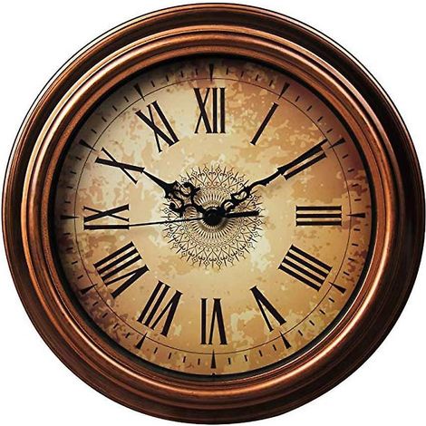 30cm Horloge Murale Silencieuse Vintage Pendules Murales Pour Le Salon Cuisine Chambre Coucher Bureau Domicile (1/5)