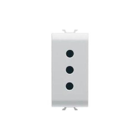 GW10201 Presa 2P+T 10A P11 1 Modulo Bianco (1/5)