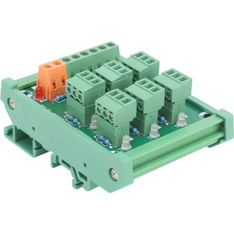 Bornier pour montage sur rail DIN, carte d'acquisition de données 3 fils, 6 canaux KP-6L-Gther C (1/5)