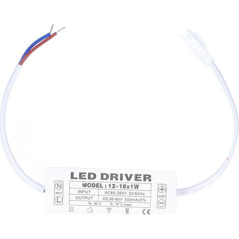 Transformateur LED avec Dissipation Thermique, Protection Court-Circuit et Câble Isolé (1/5)