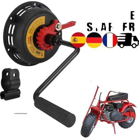 Arrancador sin tirones, material PP + cobre, compatible con el modelo de motor de gasolina B200R, compatible con el modelo de motor de gasolina CT200U, compatible con el motor de 4 tiempos GX160, fáci (1/5)