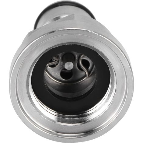 Adaptateur de coupleur de fût en acier inoxydable à verrouillage à bille liquide 1/2 po, accessoire de brassage de bière (1/5)
