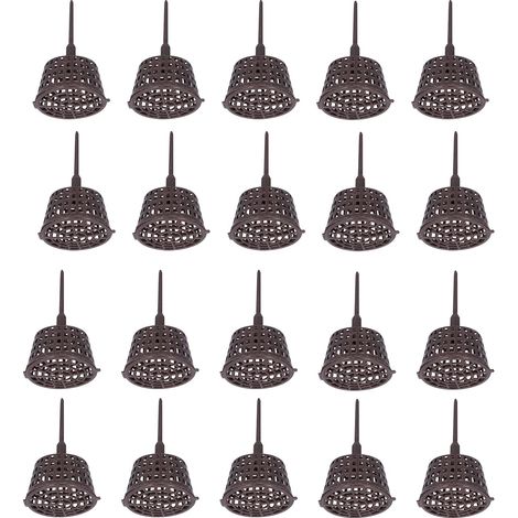 Lot 20 paniers engrais plastiques – boîte avec couvercle – bonsaï fertilisation – plantes en pot
