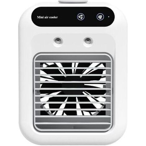 Ventilateur brumisateur portable, rechargeable par USB, humidificateur, refroidissement réglable, silencieux, parfait pour l'intérieur, l'extérieur, les voyages, la chambre, le salon, appareil de refr (1/5)