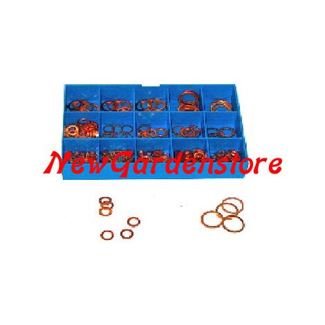 Assortimento 400 rondelle in rame agricoltura giardinaggio 54.100.0052