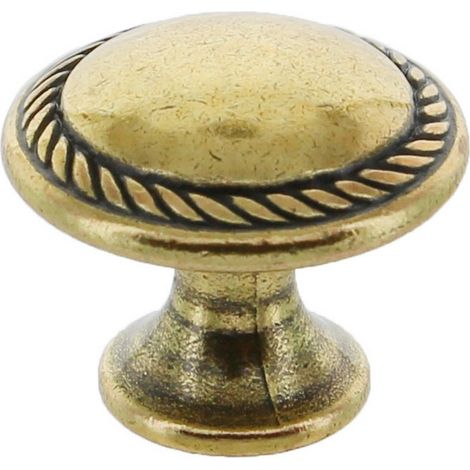 50PZ POMOLO ANTICHIZZATO ART. 24223 MM.25 ORO VALENZA (1/2)