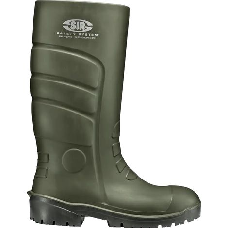 SIR SAFETY SYSTEM PU-BOOT Bottes de sécurité S5 légères vert Taille 47