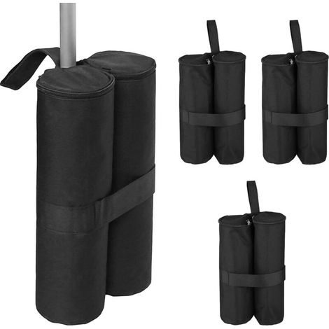Pavilion Sandbags Set of 4, Water-Fillable Pavilion Weights, 600D Oxford Fabric Pavilion Replacement Sandbags for Any Pop-up Gazebo Tent (1/5)