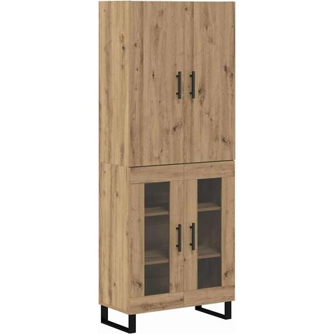 Highboard 2 pcs Artisan Oak 69.5 x 34 x 180 cm vidaXL (1/5)
